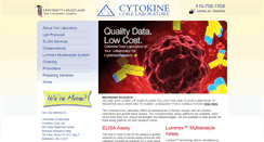 Desktop Screenshot of cytokines.com