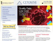 Tablet Screenshot of cytokines.com